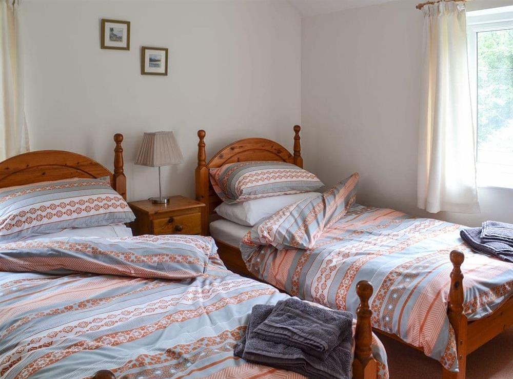Twin bedroom at Sunny Beck in Lower Nibthwaite, near Ulverston, Cumbria