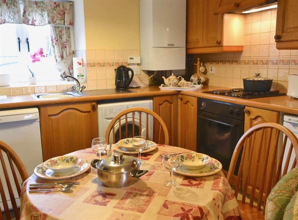 Kitchen at Sunny Brow Cottage in Hawkshead, Cumbria