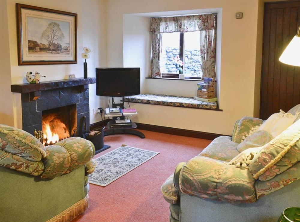 Living room at Sunny Brow Cottage in Hawkshead, Cumbria
