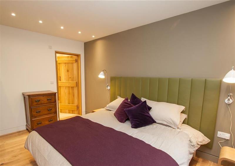 One of the bedrooms at Sunny Brow Hayloft, Hawkshead