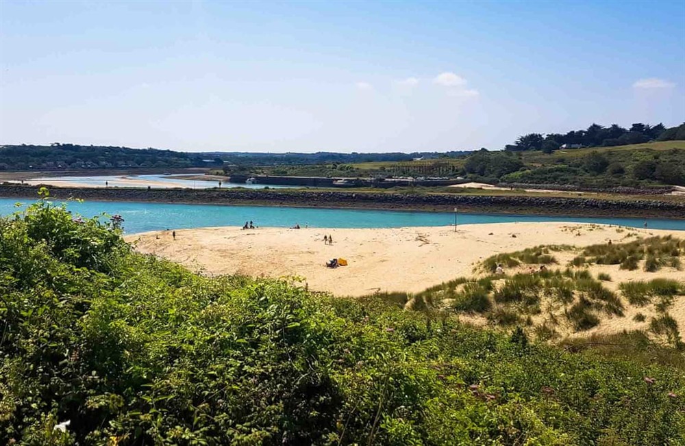 Beach at Sunny Corner Cottage in Hayle, Cornwall