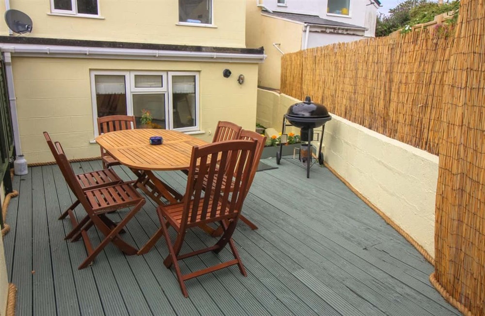 Decking (photo 2) at Sunny Corner Cottage in Hayle, Cornwall