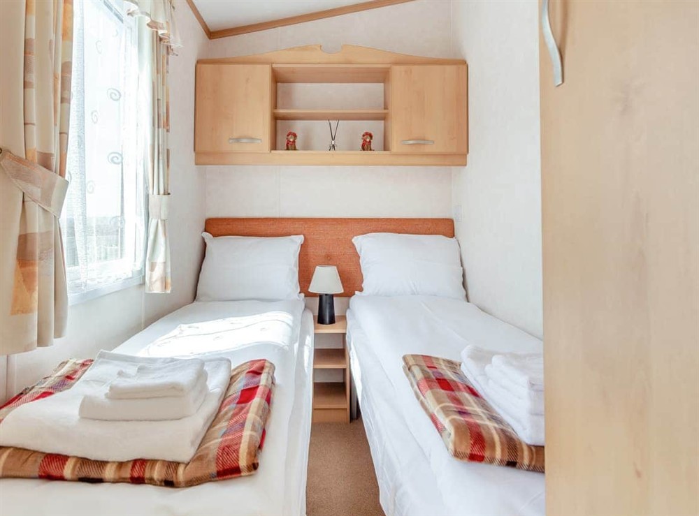 Twin bedroom at Sunny Firth in Tain, Ross-Shire