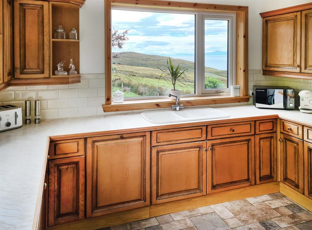 Kitchen at Sunny Hill in Gairloch, Ross-Shire