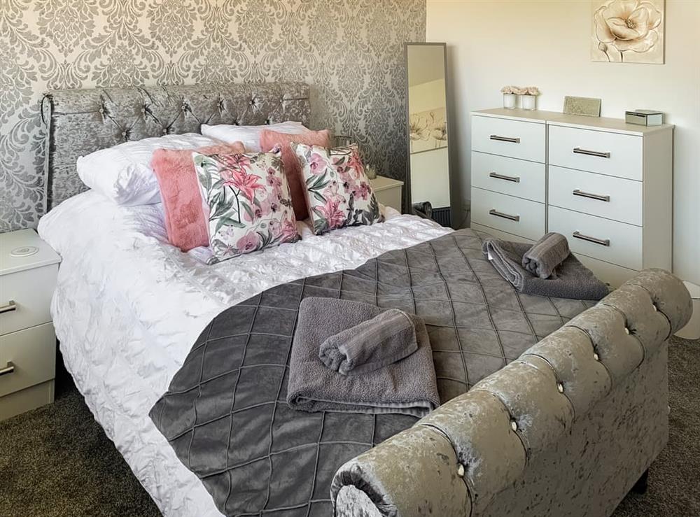 Double bedroom at Sunny Prestatyn Apartment in Prestatyn, Clwyd
