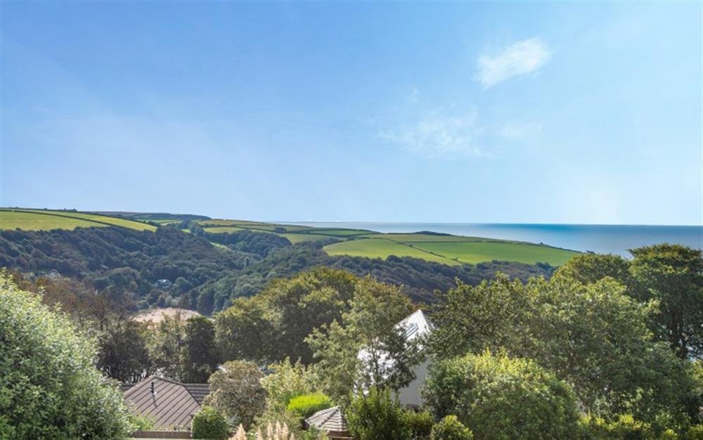 The view from the property  at Sunny Ridge in Salcombe
