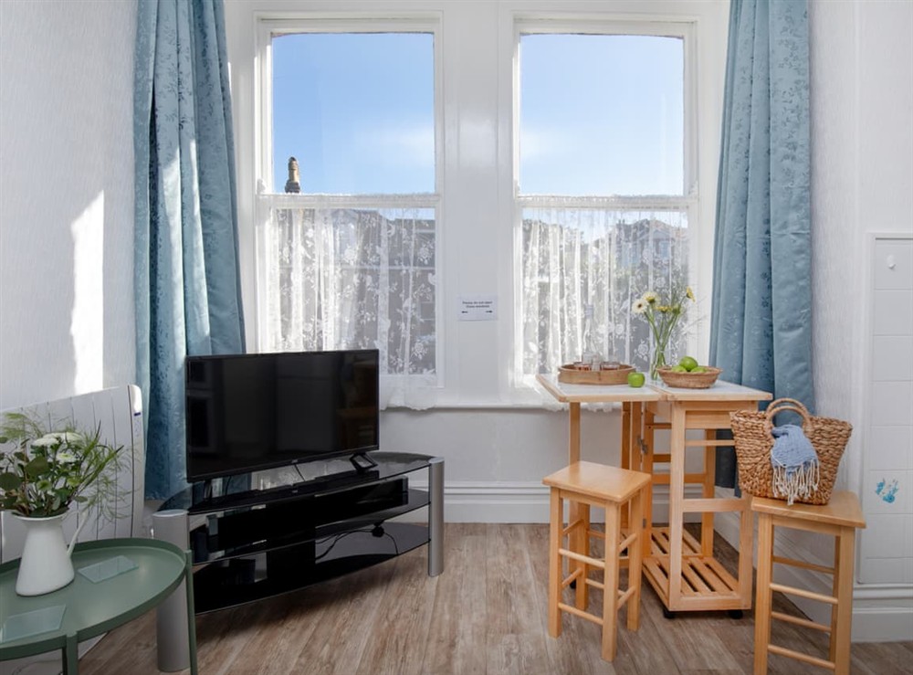 Open plan living space at Sunny Side in Paignton, Devon