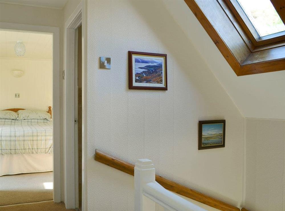 Light and airy landing at Sunnybank Cottage in Inveralligin, near Torridon, Ross-Shire