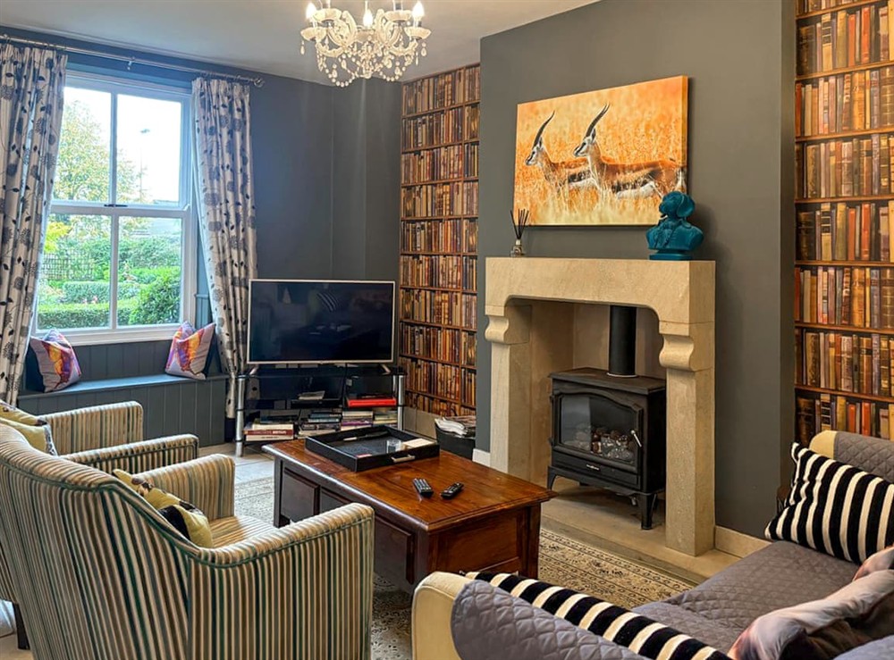 Living area at Sunnybeck Cottage in Giggleswick, North Yorkshire