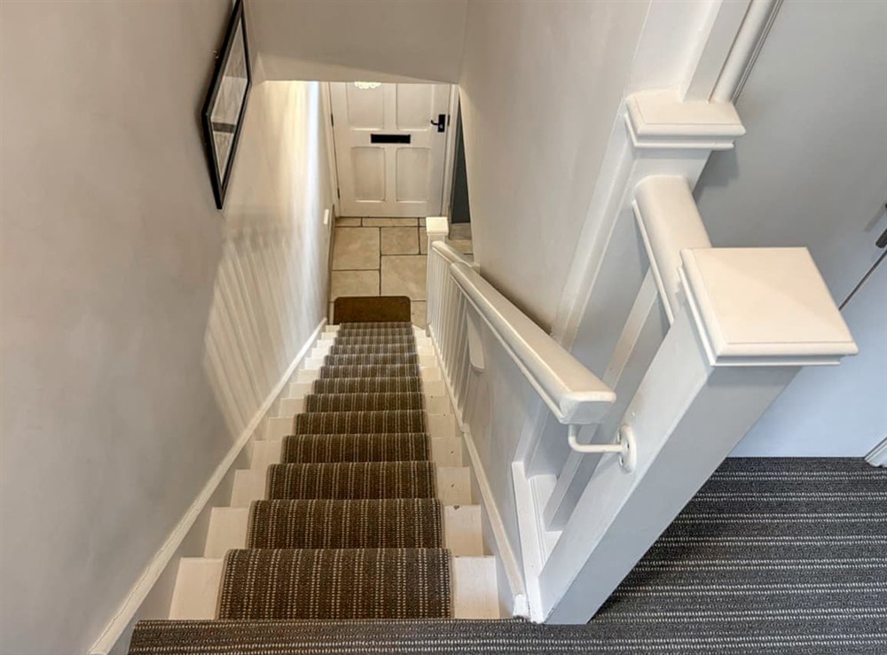 Stairs at Sunnybeck Cottage in Giggleswick, North Yorkshire
