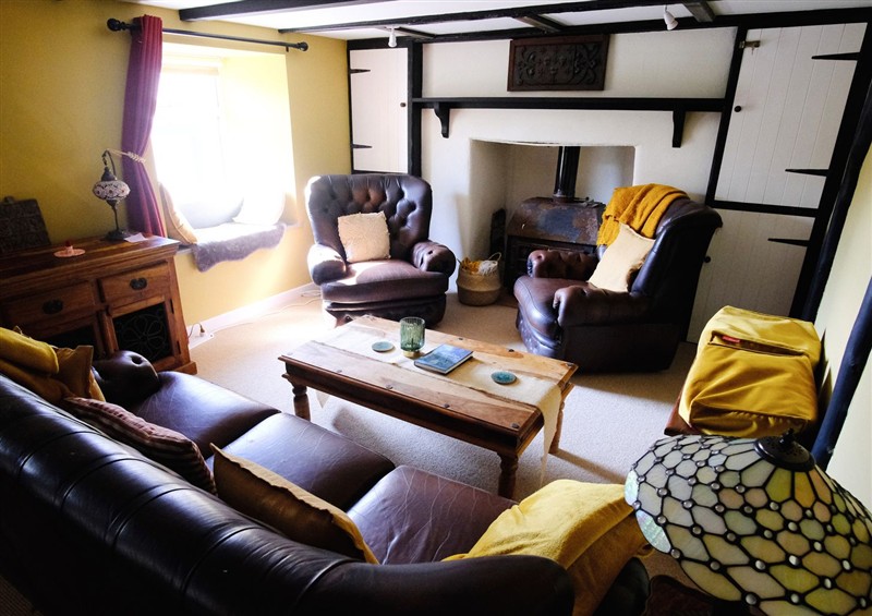 This is the living room at Sunnybrae Cottage, Tintagel