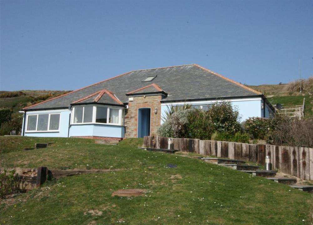 Exterior of property at Sunnycliff in Trebarwith Strand