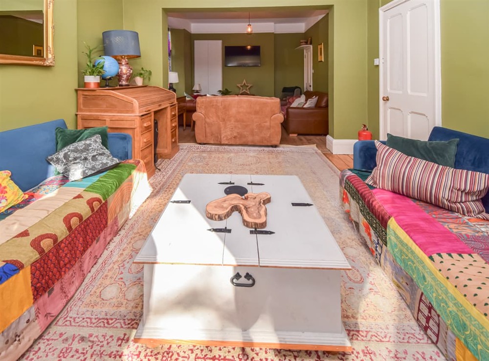 Living room at Sunnycote in Arnside, Lancashire