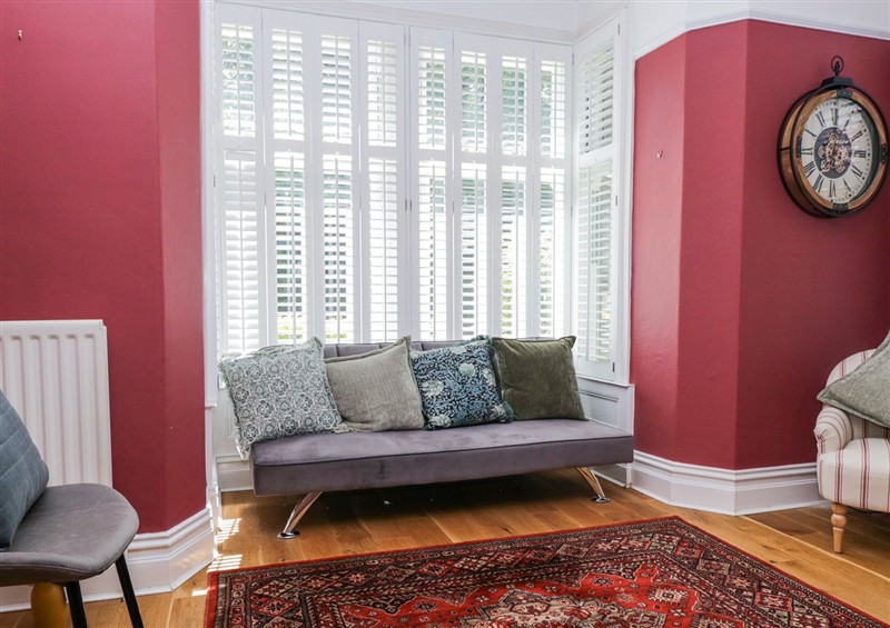 The living room at Sunnycroft, Keswick