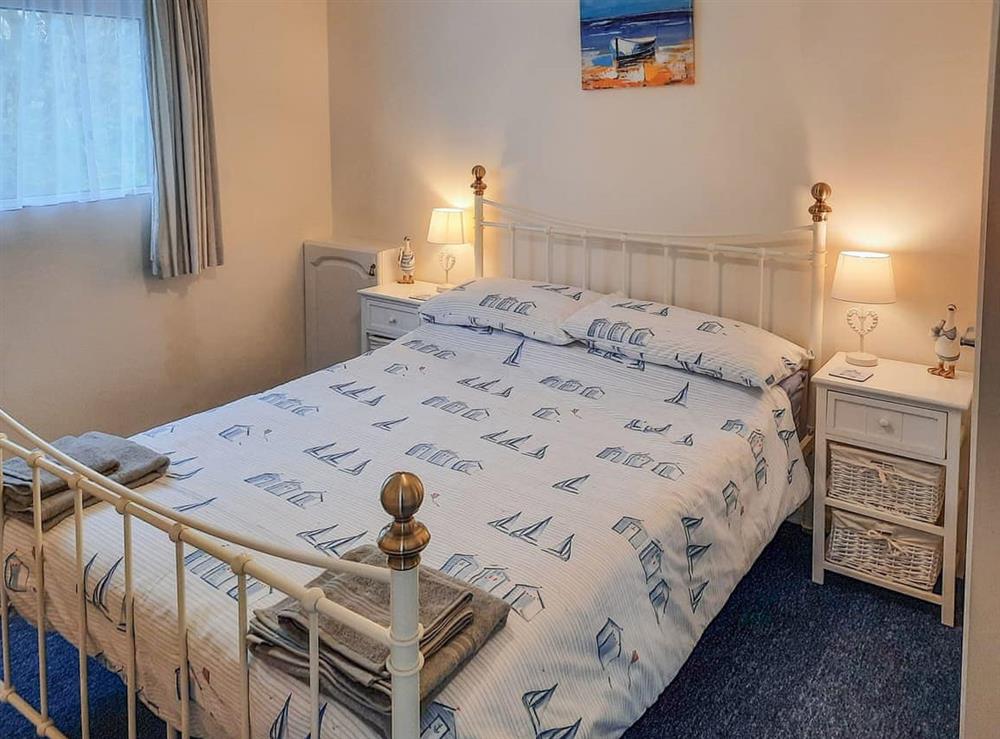 Double bedroom at Sunnydaze Chalet in Dartmouth, Devon