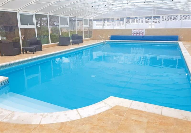 Indoor heated pool at Sunnyglen Holiday Park in Saundersfoot, Pembrokeshire