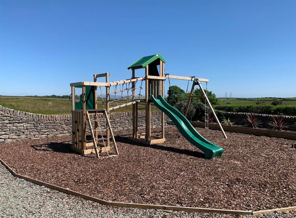 Children’s play area at Sunnymeade in Stainton with Adgarley, near Dalton-in-Funess, Cumbria