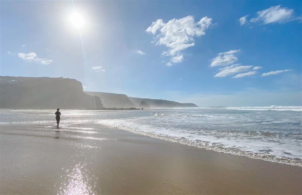 Porthtowan beach is the ideal place to head for a surf on the North coast at Sunnyside Barn, Chacewater Truro