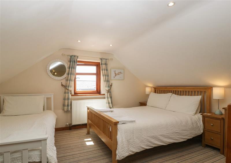 One of the bedrooms at Sunnyside, Bleadon