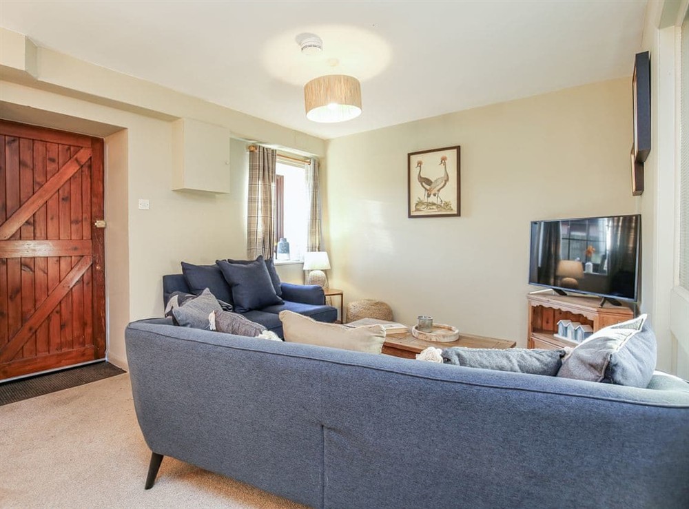 Living room at Sunnyside Cottage in Beadnell, Northumberland