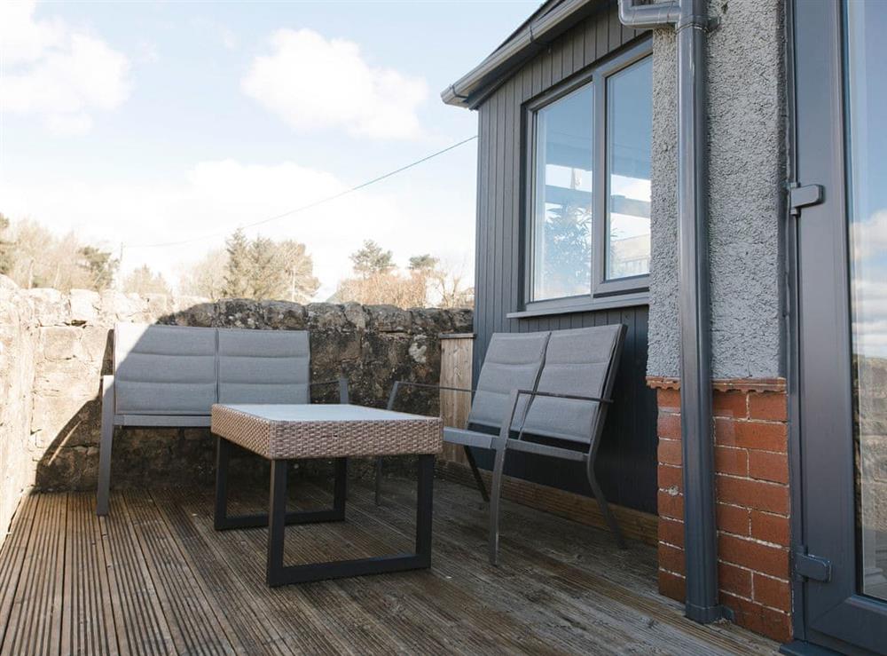 Outdoor area at Sunnyside Cottage in Otterburn, near Bellingham, Northumberland