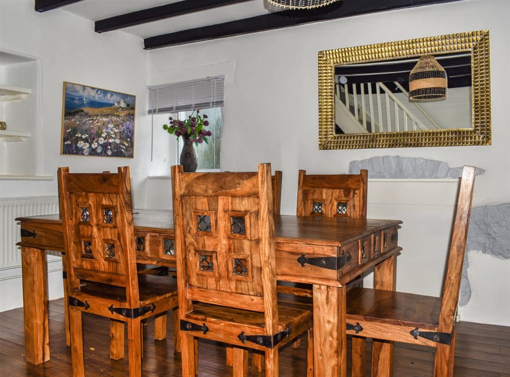 Dining Area at Sunnyside Cottage Retreat in St Austell, Cornwall