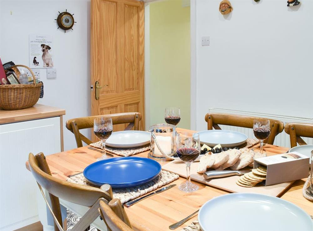 Dining Area at Sunnyside Cottage in Whitby, North Yorkshire