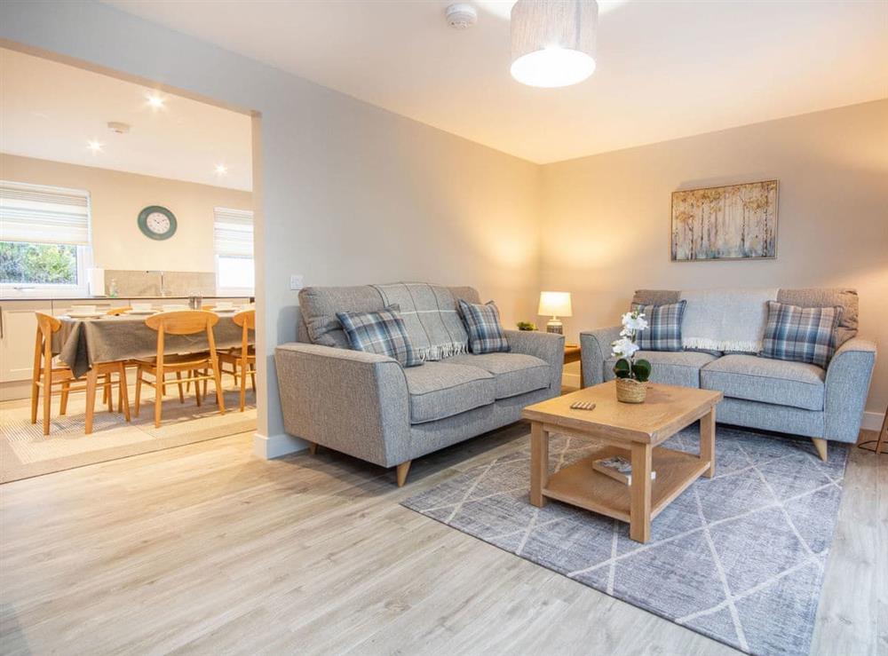 Open plan living space at Sunnyside Culloden in Inverness, Inverness-Shire