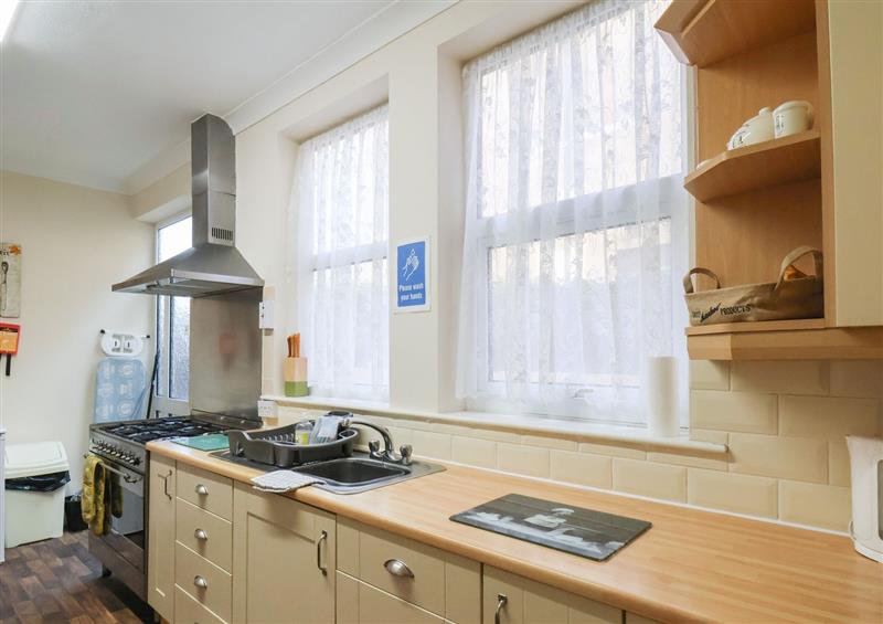 This is the kitchen at Sunnyside Holiday Apartment 1, Bridlington