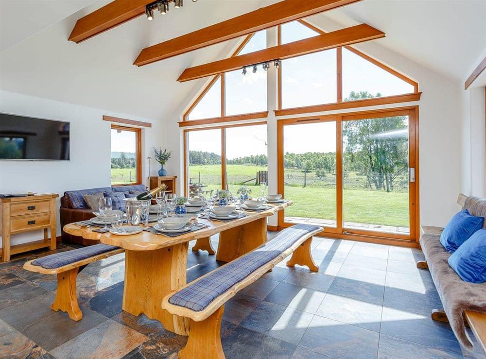 Impressive kitchen/dining room at Sunnyside House in Carrbridge, near Aviemore, Inverness-Shire