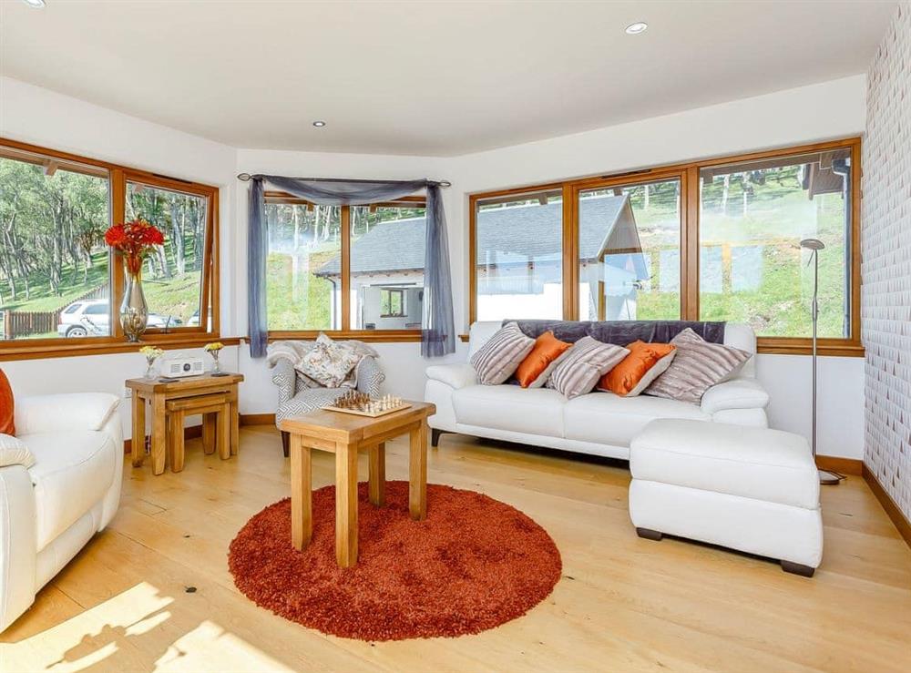 Light and airy conservatory at Sunnyside House in Carrbridge, near Aviemore, Inverness-Shire