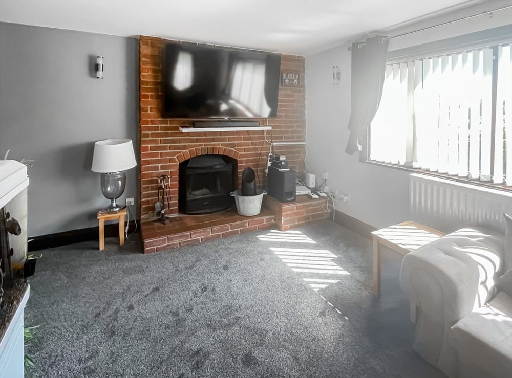Open plan living space at Sunnyside House in Latchingdon, near Maldon, Essex