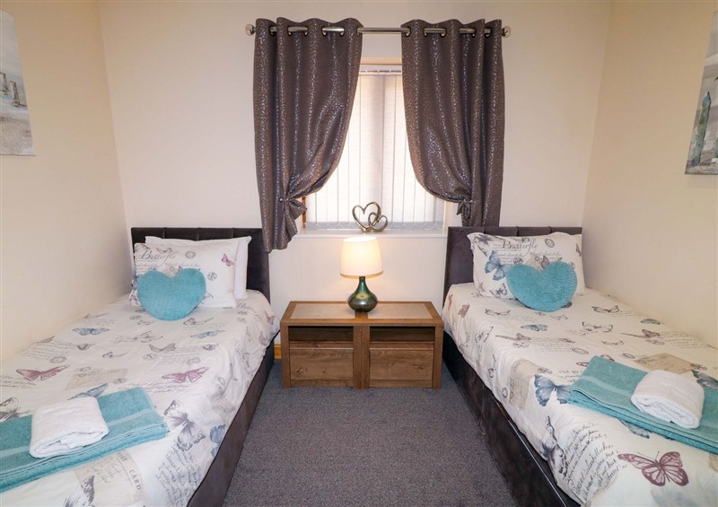 One of the bedrooms at Sunnyside Lodge, Thorpe-On-The-Hill