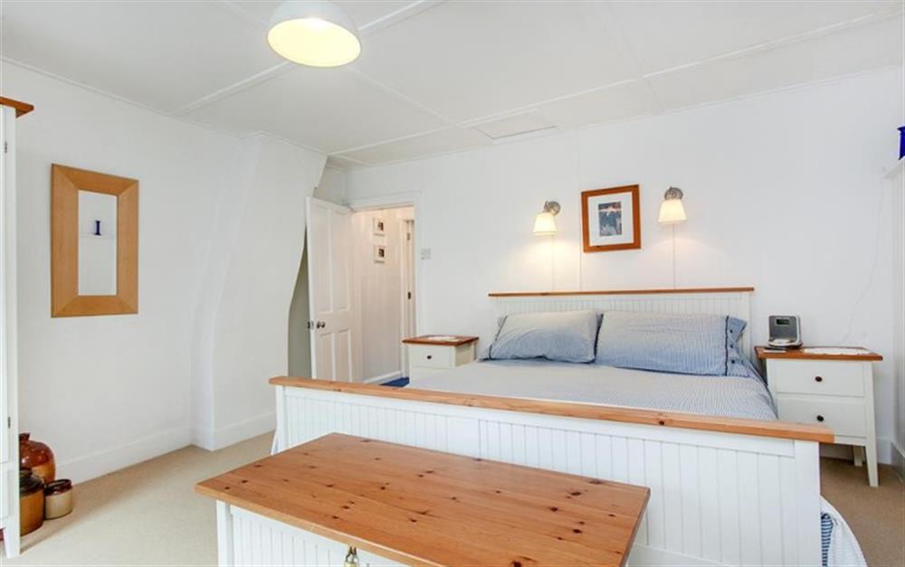 Nautical feel to bedroom 3 at Sunnyside in Lyme Regis