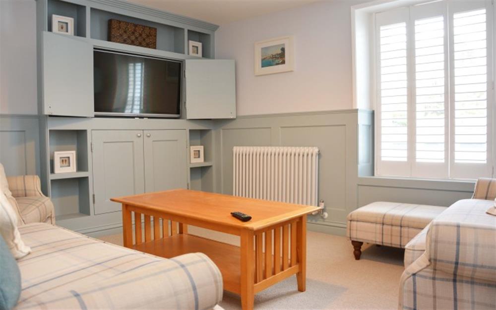 The living room at Sunnyside in Lyme Regis
