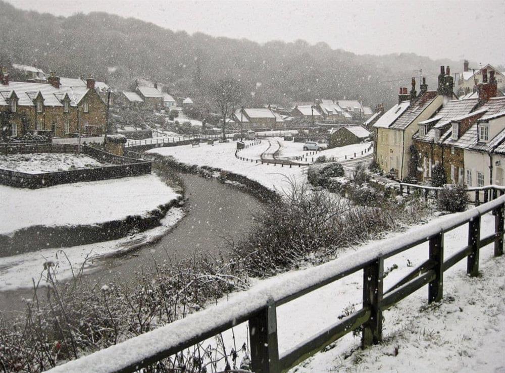 Surrounding area in Winter at Sunnyside in Sandsend, Whitby, N. Yorks., North Yorkshire