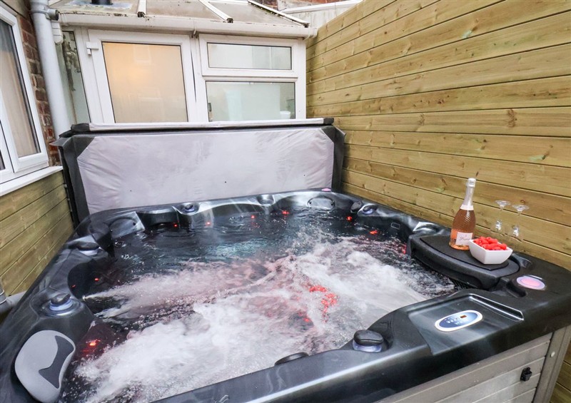 Enjoy the hot tub at Sunnyvale House, Whitby
