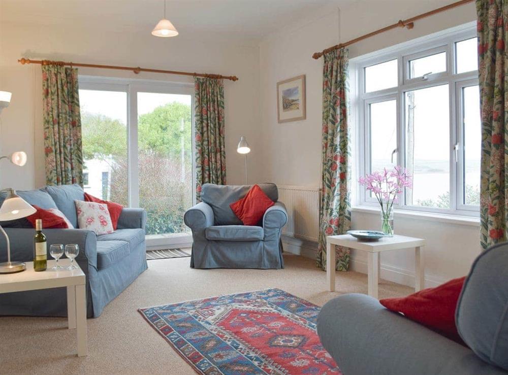 Living room at Sunray in Dale, near Haverfordwest, Dyfed