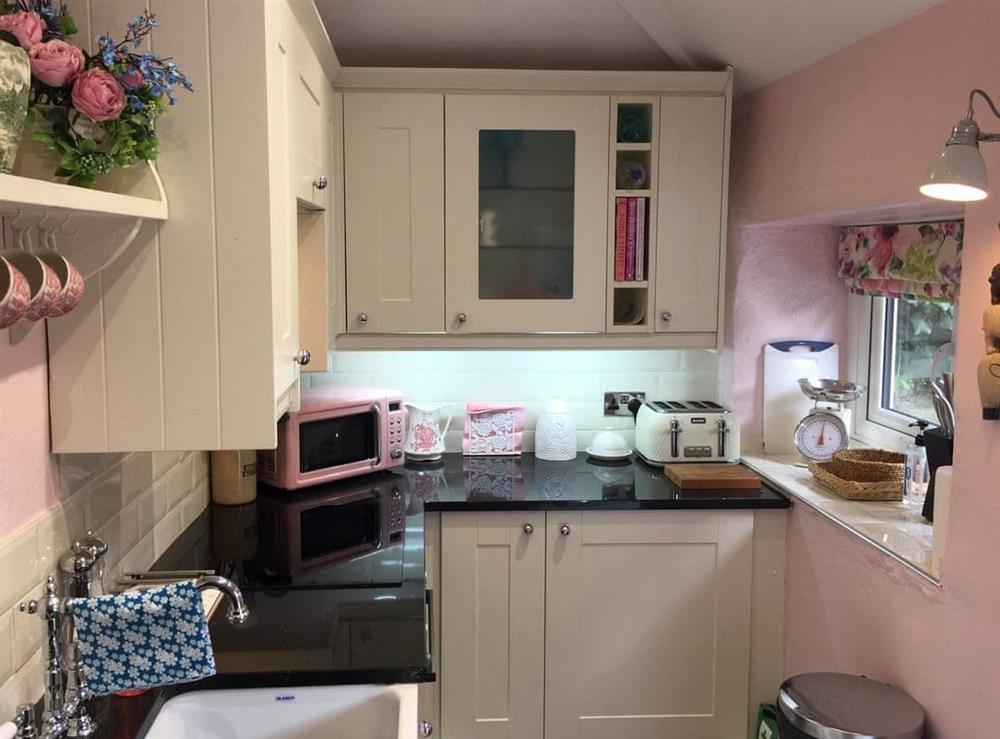 Kitchen at Sunrise Cottage in Bromsash, near Ross-On-Wye, Herefordshire