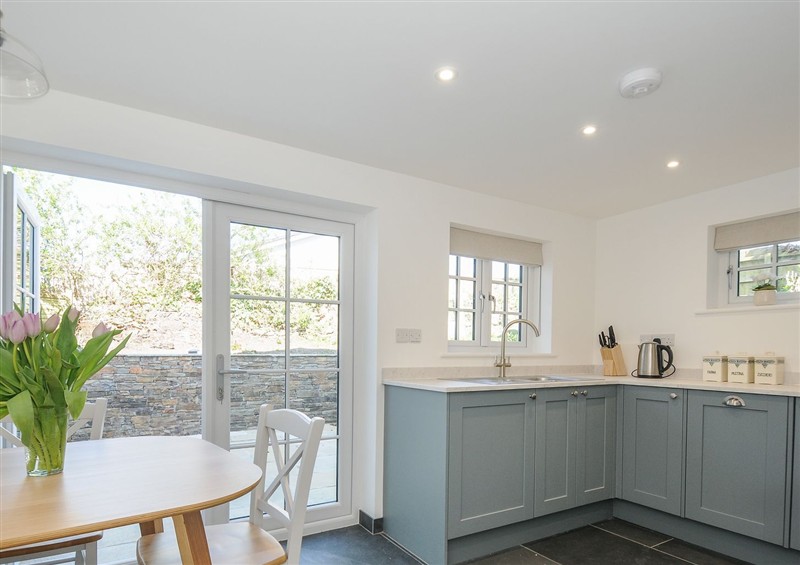 Kitchen at Sunrise Cottage, St Kew Highway near Wadebridge