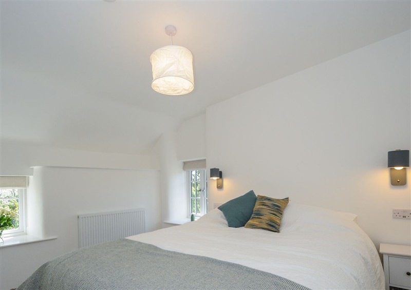 One of the bedrooms at Sunrise Cottage, St Kew Highway near Wadebridge
