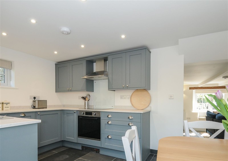 This is the kitchen at Sunrise Cottage, St Kew Highway near Wadebridge