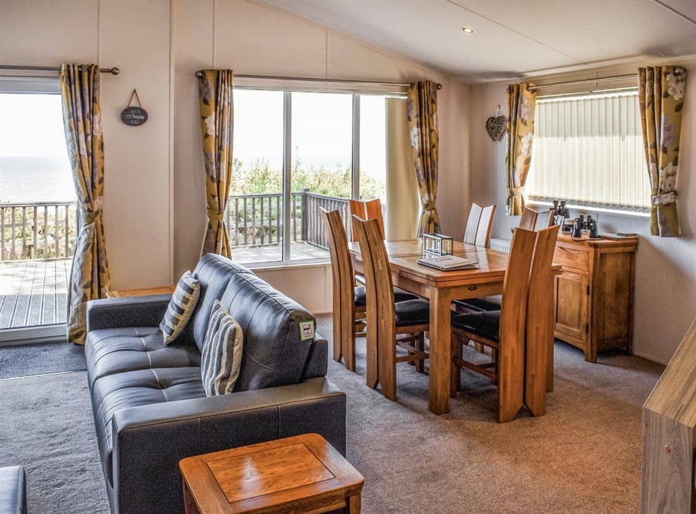 Open plan living space (photo 4) at Sunrise Lodge in Lowestoft, Suffolk