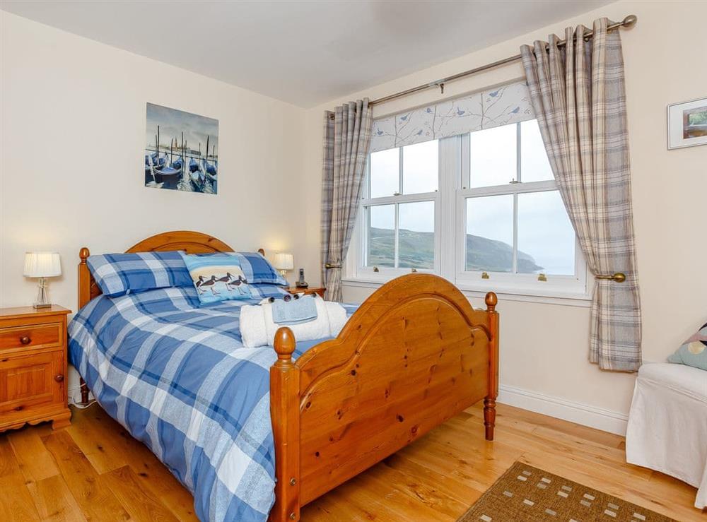 Double bedroom at Sunrise in Navidale, near Helmsdale, Highlands, Sutherland