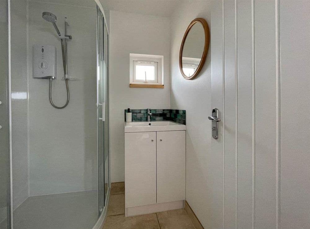 Shower room at Sunrise Summerhouse in Hilton, near Tain, Ross-Shire