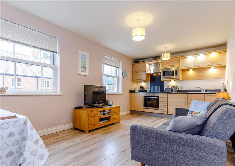 The living area at Sunrise, Filey