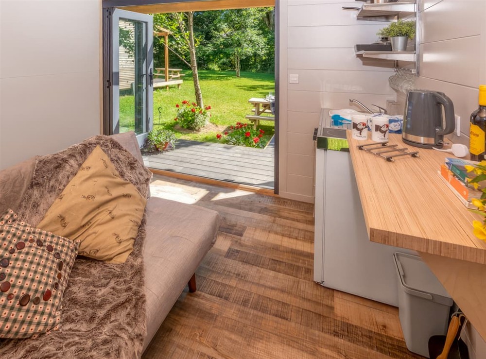 Open plan living space at Ash, 