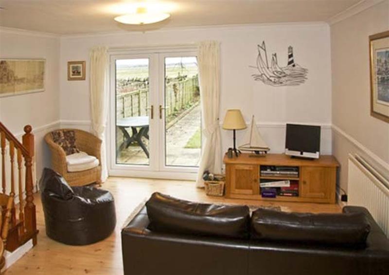 Living room at Sunset Cottage, Beadnell, Northumberland