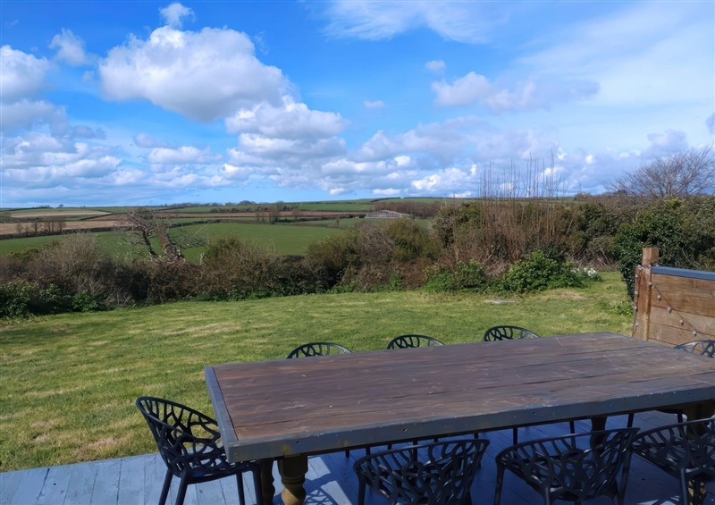 The garden in Sunset Cottage at Sunset Cottage, Gorran Churchtown