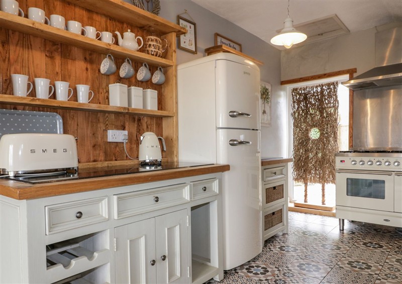 The kitchen at Sunset Cottage, Gorran Churchtown